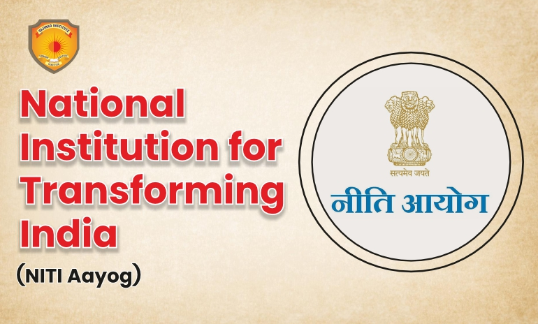 National Institution for Transforming India (NITI Aayog) index